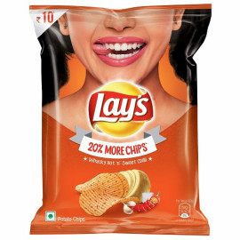 LAYS HOT AND SWEET CHIPS RS.10 1pcs